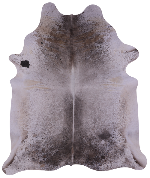 Brown Salt & Pepper Natural Cowhide Rug - XX-Large 8' 8