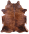 Brindle Natural Brown Cowhide Rug - XX-Large 8' 5"H x 7' 4"W