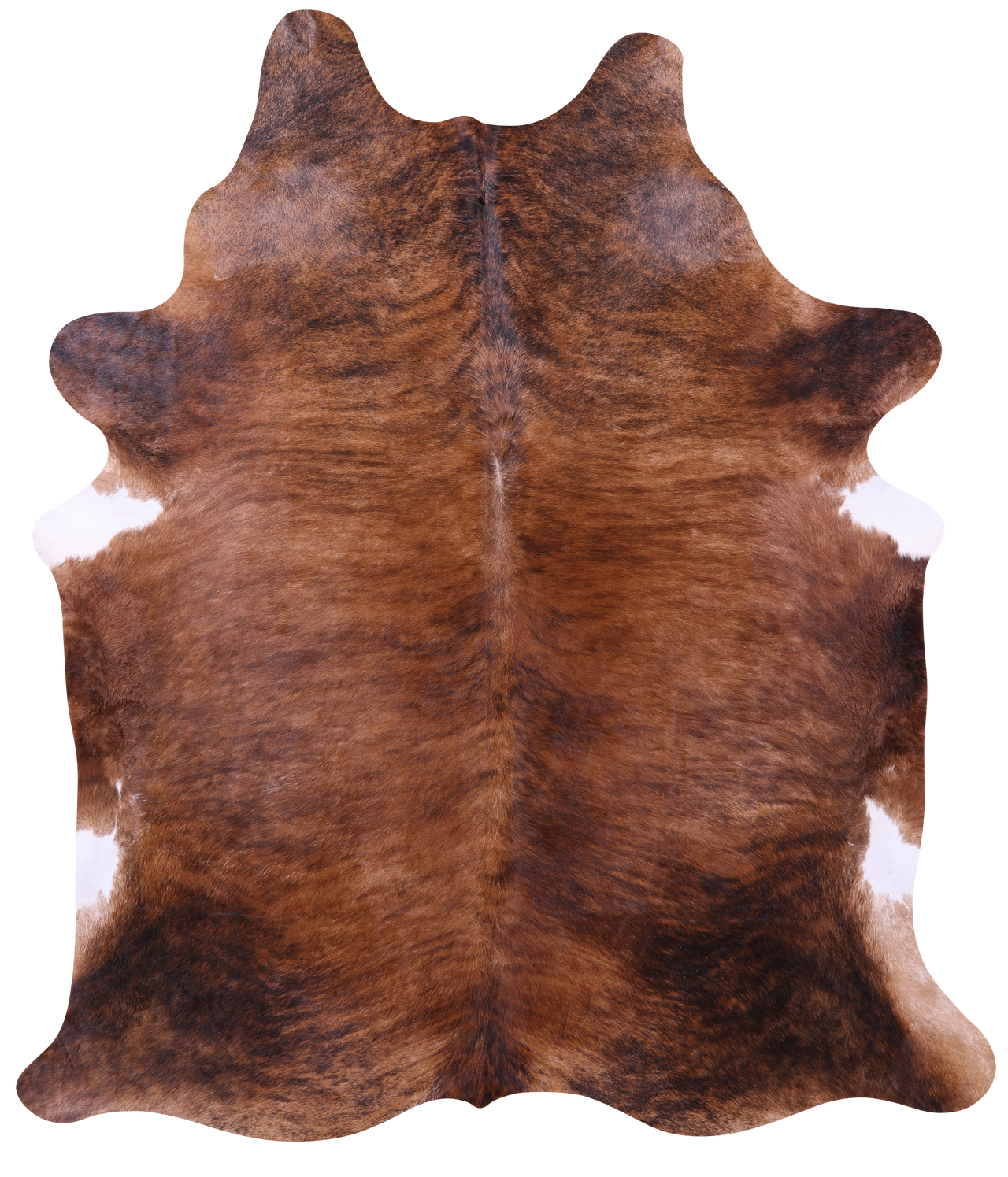 Brindle Natural Brown Cowhide Rug - XX-Large 8' 5"H x 7' 4"W