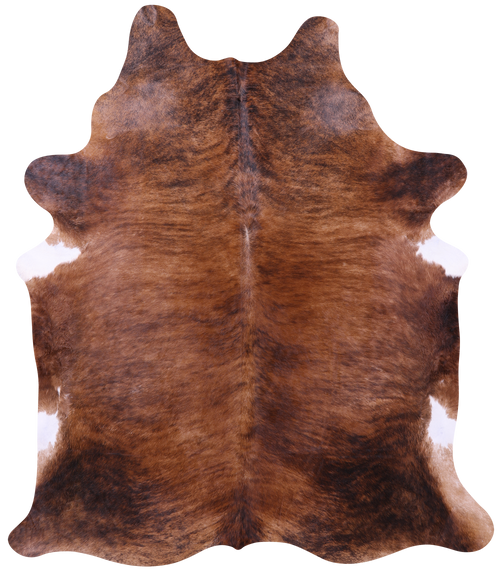 Brindle Natural Brown Cowhide Rug - XX-Large 8' 5