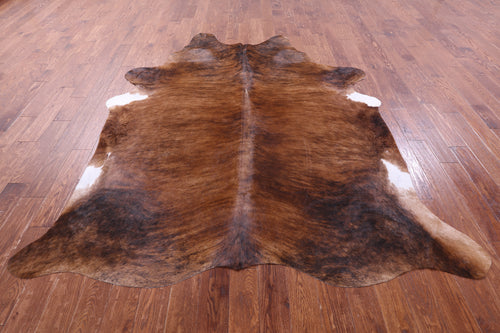 Brindle Natural Brown Cowhide Rug - XX-Large 8' 5
