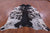 Brown Salt & Pepper Natural Cowhide Rug - XX-Large 9' 0"H x 7' 6"W