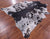 Brown Salt & Pepper Natural Cowhide Rug - XX-Large 9' 0"H x 7' 6"W