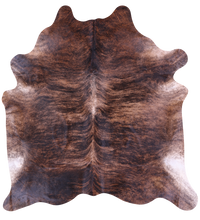 Thumbnail for Brindle Natural Brown Cowhide Rug - XX-Large 8' 2