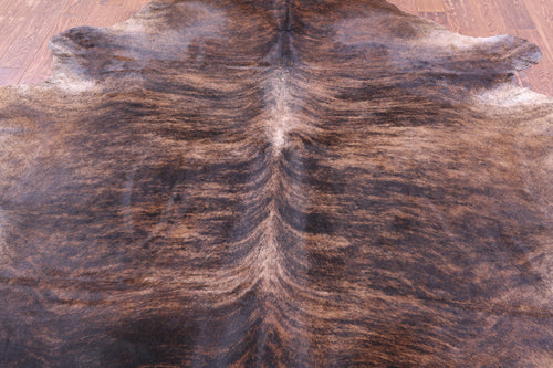 Brindle Natural Brown Cowhide Rug - XX-Large 8' 2