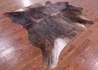 Thumbnail for Brindle Natural Brown Cowhide Rug - XX-Large 8' 2