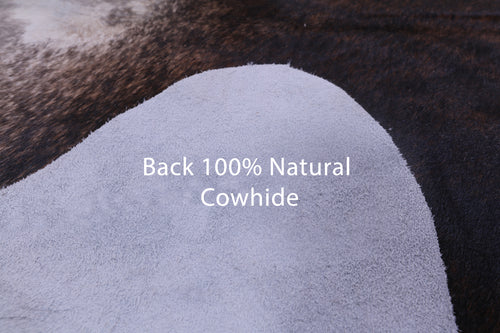 Brindle Natural Brown Cowhide Rug - XX-Large 8' 2
