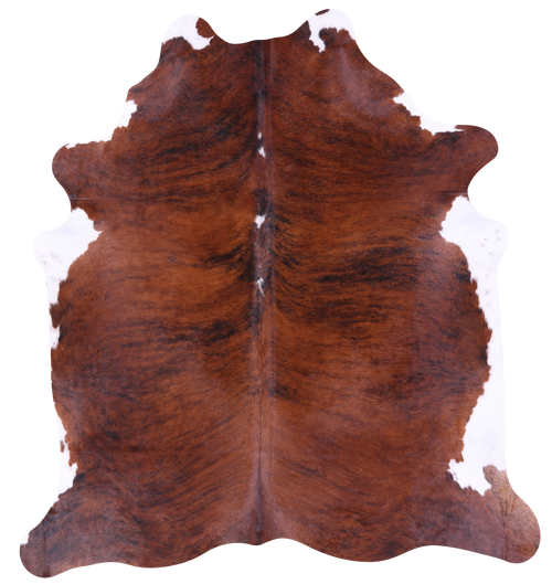 Brindle Natural Brown Cowhide Rug - XX-Large 8' 0
