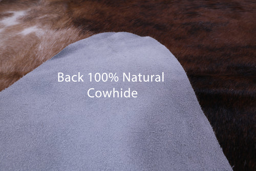 Brindle Natural Brown Cowhide Rug - XX-Large 8' 1