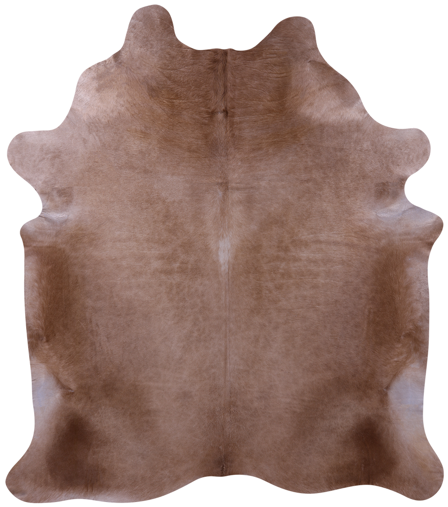 Light Brown Natural Cowhide Rug - XX-Large 8' 0"H x 7' 1"W