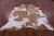 Brown & White Natural Cowhide Rug - XX-Large 8' 6"H x 7' 7"W