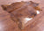Brindle Natural Brown Cowhide Rug - XX-Large 8' 7"H x 8' 1"W