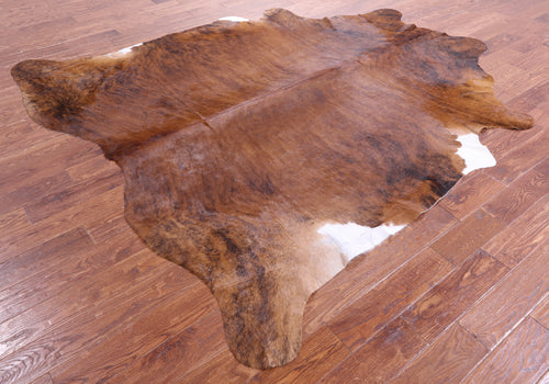 Brindle Natural Brown Cowhide Rug - XX-Large 8' 7