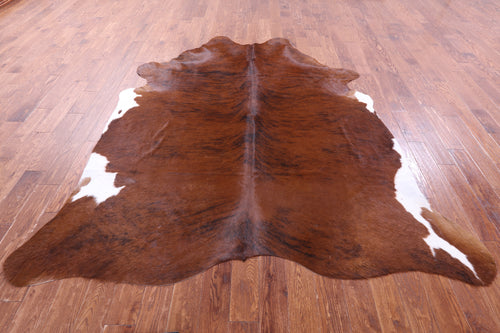 Brindle Natural Brown Cowhide Rug - XX-Large 8' 6