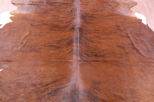 Brindle Natural Brown Cowhide Rug - XX-Large 8' 6