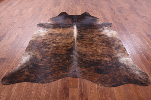 Brindle Natural Brown Cowhide Rug - XX-Large 8' 0