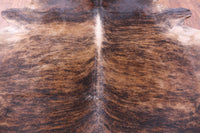 Thumbnail for Brindle Natural Brown Cowhide Rug - XX-Large 8' 0