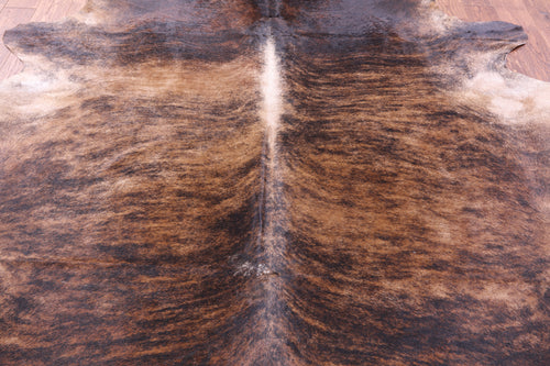Brindle Natural Brown Cowhide Rug - XX-Large 8' 0
