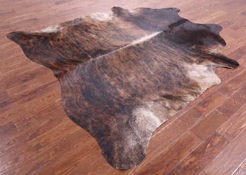 Brindle Natural Brown Cowhide Rug - XX-Large 8' 0