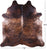 Brindle Natural Brown Cowhide Rug - XX-Large 8' 0"H x 7' 6"W