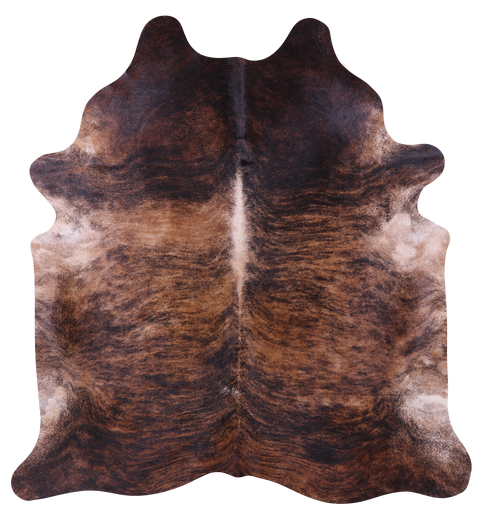 Brindle Natural Brown Cowhide Rug - XX-Large 8' 0