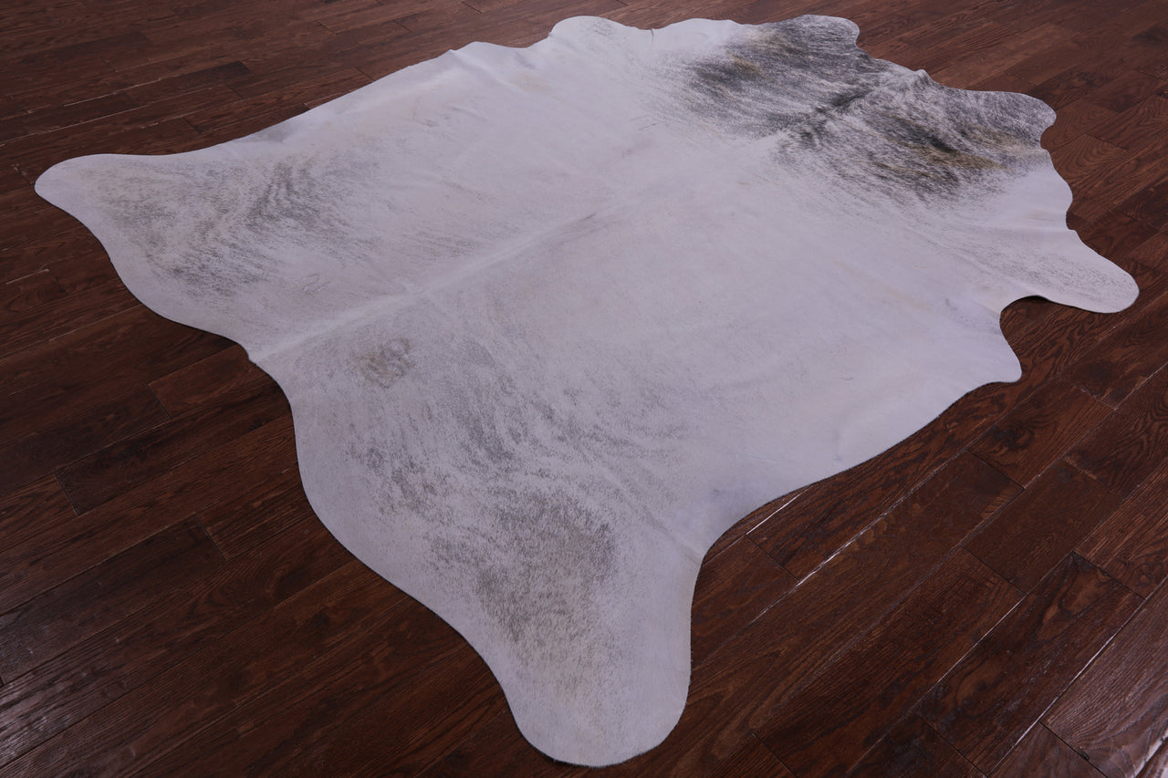 Grey Brindle Natural Cowhide Rug - XX-Large 8' 6"H x 7' 1"W