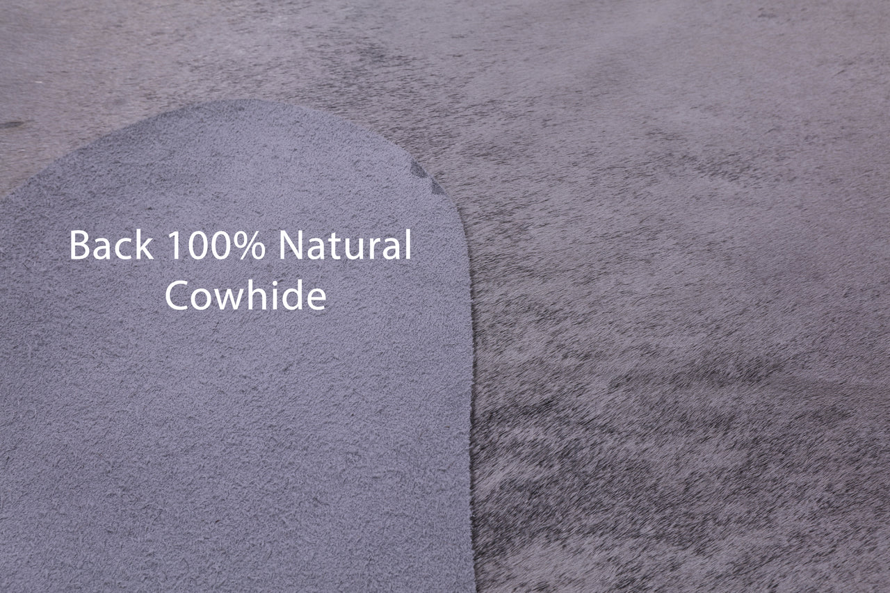 Grey Brindle Natural Cowhide Rug - XX-Large 8' 6"H x 7' 1"W