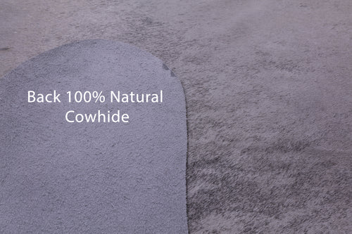 Grey Brindle Natural Cowhide Rug - XX-Large 8' 6