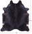 Black Natural Cowhide Rug - XX-Large 8' 0"H x 7' 5"W