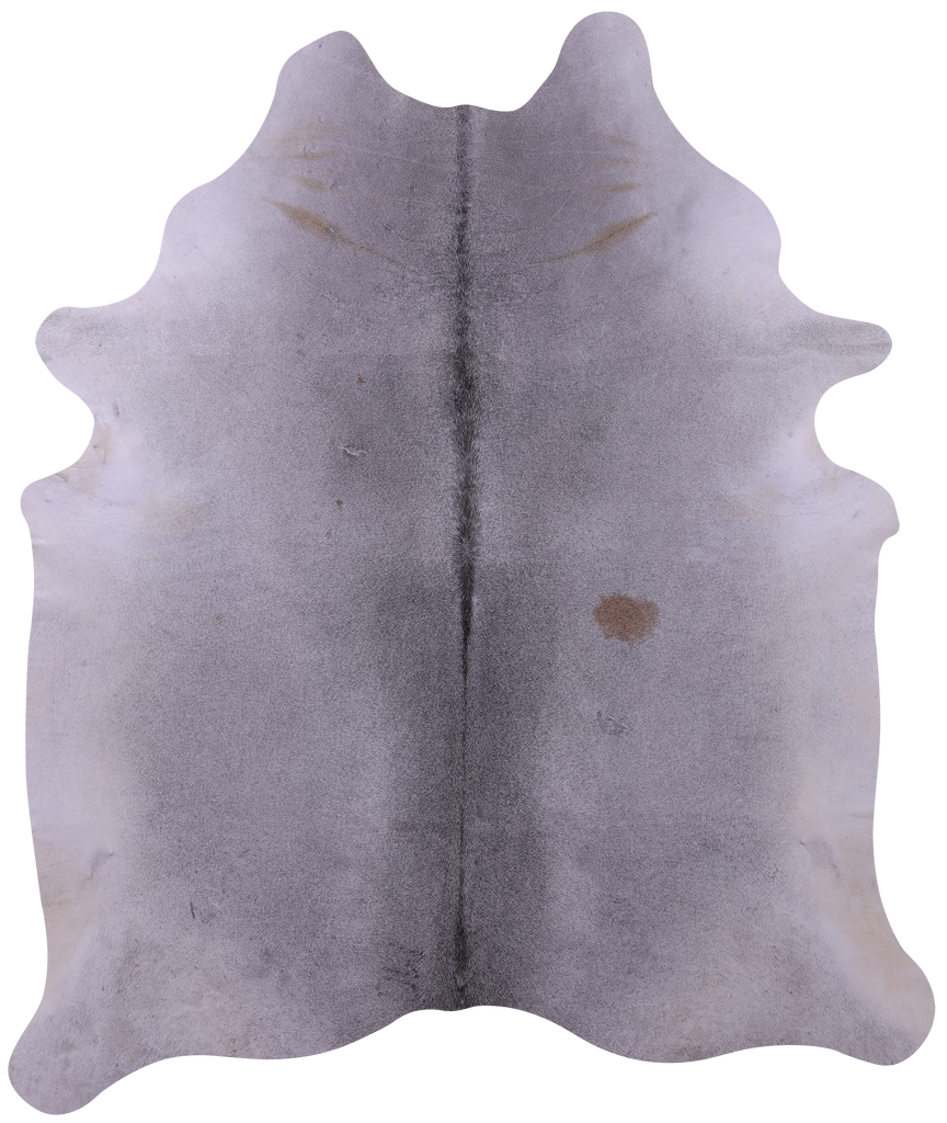 Grey Natural Cowhide Rug - XX-Large 8' 6"H x 7' 3"W