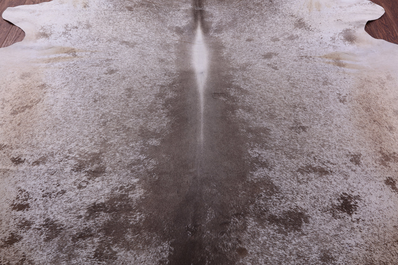 Brown Salt & Pepper Natural Cowhide Rug - XX-Large 8' 3"H x 7' 5"W