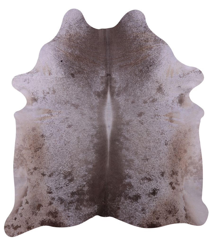 Brown Salt & Pepper Natural Cowhide Rug - XX-Large 8' 3"H x 7' 5"W