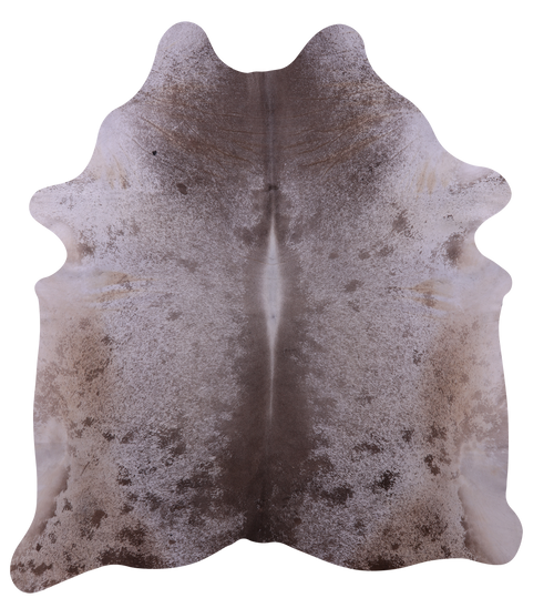 Brown Salt & Pepper Natural Cowhide Rug - XX-Large 8' 3