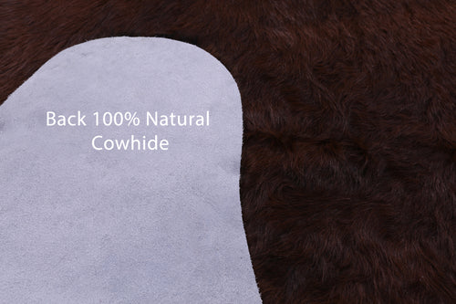 Brown Natural Cowhide Rug - XX-Large 8' 2