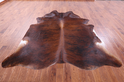 Brindle Natural Brown Cowhide Rug - XX-Large 8' 3