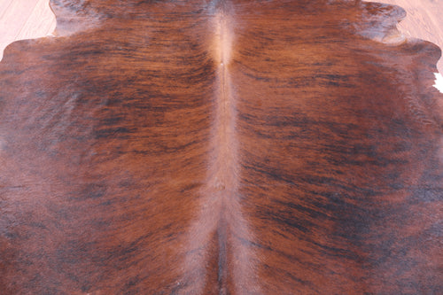 Brindle Natural Brown Cowhide Rug - XX-Large 8' 3