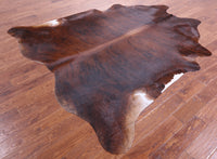Thumbnail for Brindle Natural Brown Cowhide Rug - XX-Large 8' 3