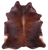Brindle Natural Brown Cowhide Rug - XX-Large 8' 3"H x 7' 7"W