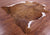 Light Brindle Natural Cowhide Rug - XX-Large 8' 7"H x 7' 8"W