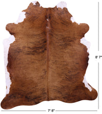 Thumbnail for Light Brindle Natural Cowhide Rug - XX-Large 8' 7