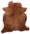 Light Brindle Natural Cowhide Rug - XX-Large 8' 7"H x 7' 8"W