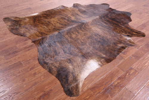 Brindle Natural Brown Cowhide Rug - XX-Large 8' 6