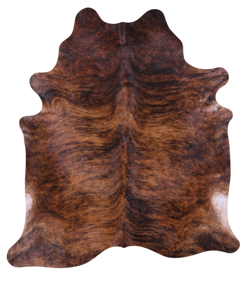Brindle Natural Brown Cowhide Rug - XX-Large 8' 6