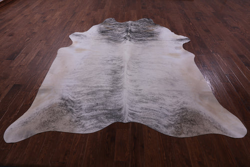 Grey Brindle Natural Cowhide Rug - XX-Large 8' 5