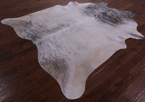Grey Brindle Natural Cowhide Rug - XX-Large 8' 5