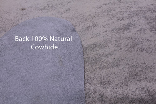 Grey Brindle Natural Cowhide Rug - XX-Large 8' 5