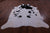 Black & White Natural Cowhide Rug - XX-Large 8' 6"H x 7' 0"W