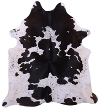 Thumbnail for Black Salt & Pepper Natural Cowhide Rug - XX-Large 8' 7