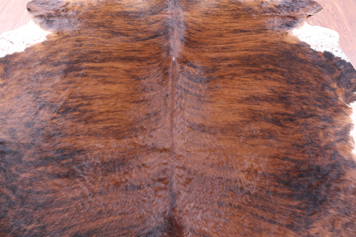 Brindle Natural Brown Cowhide Rug - XX-Large 8' 0