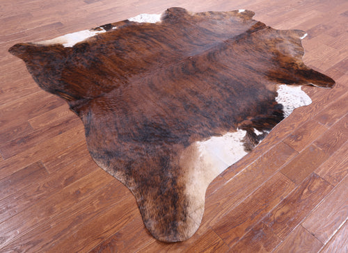 Brindle Natural Brown Cowhide Rug - XX-Large 8' 0